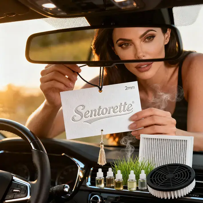 Filtro de cabine perfumado para cross-selling em oficina – ar fresco e perfumado após a revisão padrão﻿﻿